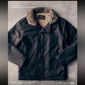 RARE! Alpha Industries + Imogene and Willie N1 Deck Jacket